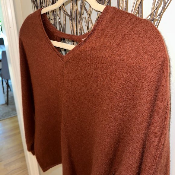 Red/Rust Cashmere Sweater, Pilcro - Picture 4 of 8